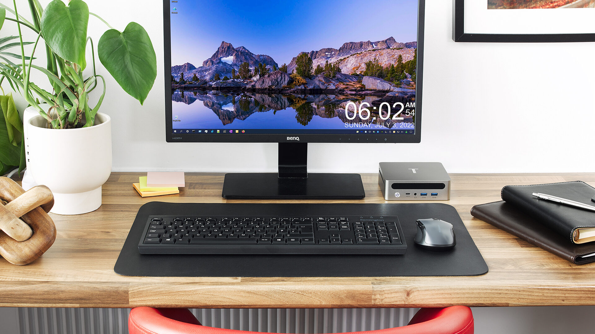 Titanium — on the desk
